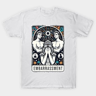 The Embarrassment Shy Empress Funny Tarot Card Pun Horoscope T-Shirt